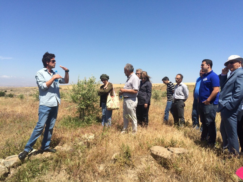 Nicolas Netien at Atsas organic farm