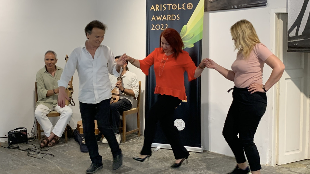 Dancing at Aristoleo Awards 2022